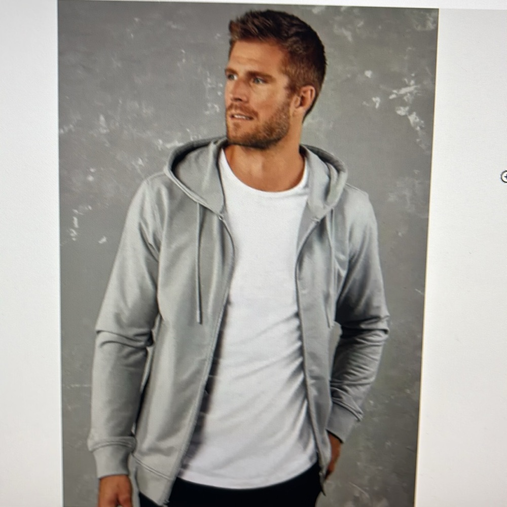 Cuts Full-Zip HOODIE Heather Gray XXL Sweatshirt NWT Gorp Hyper-loop Coastal NWT